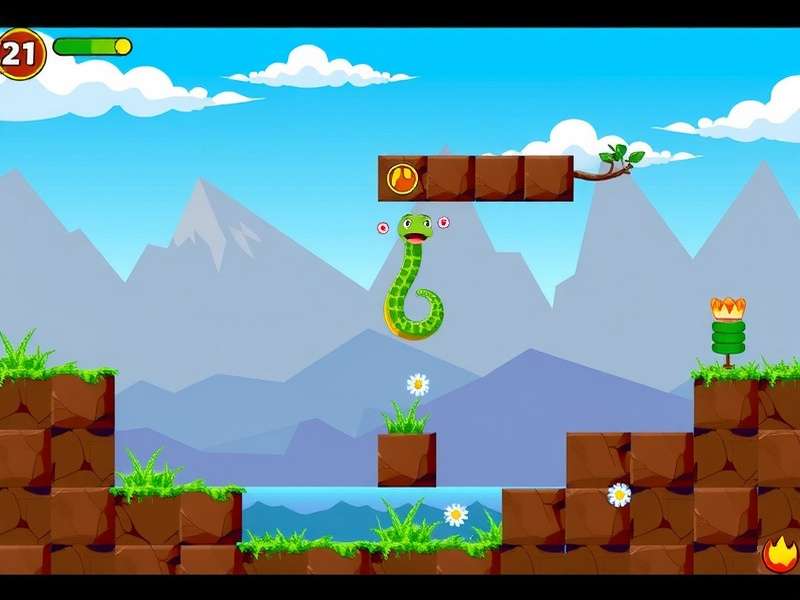 Snake Jump Block Power-Ups
